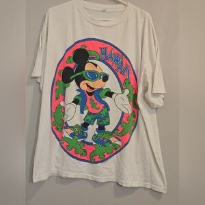 Sherry Mickey Hawaii Vintage Single Stitch Shirt Size 3XL